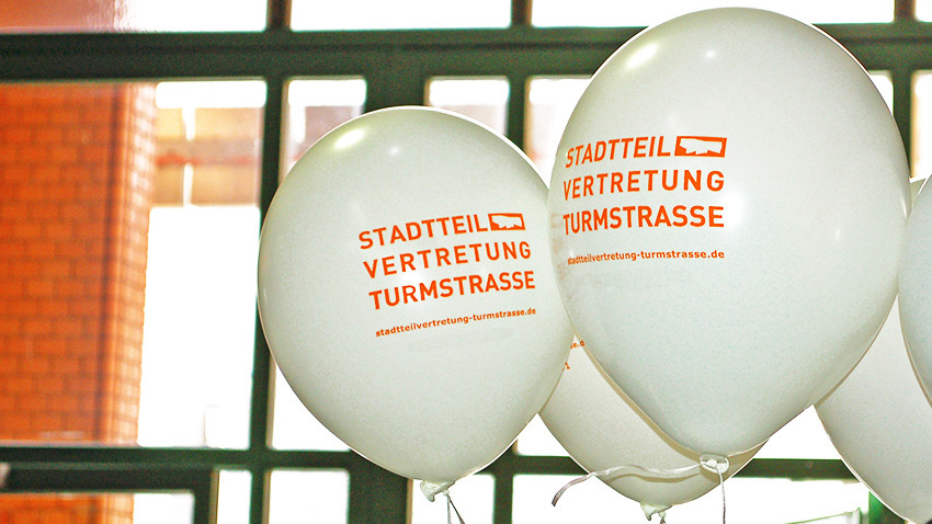 Logo der StV-Turmstraße (Luftballons)